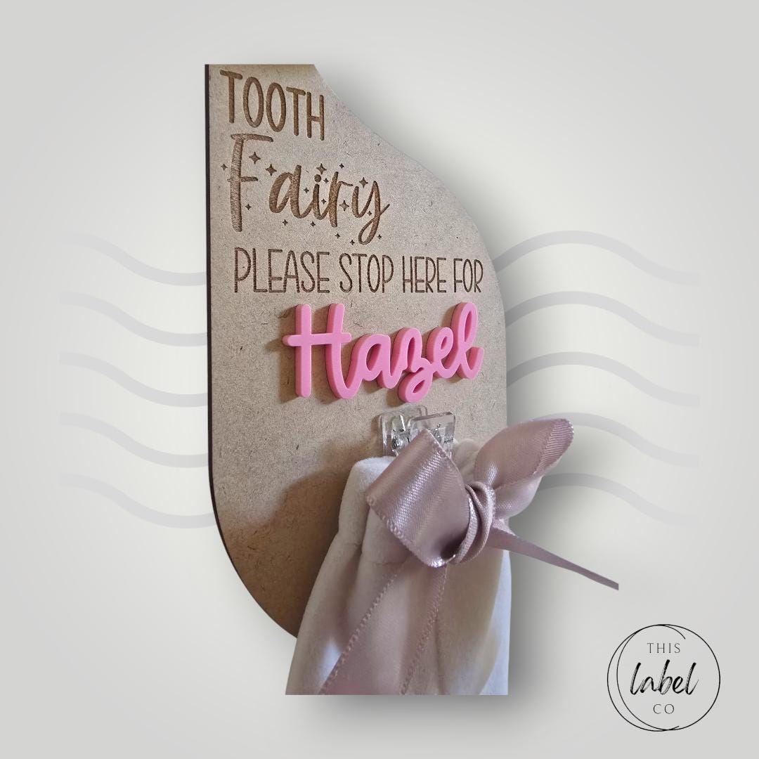 Tooth Fairy Door Hanger - Rounded Top