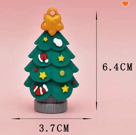 Assorted Christmas Keyrings | PVC Keychains | Christmas Keychains