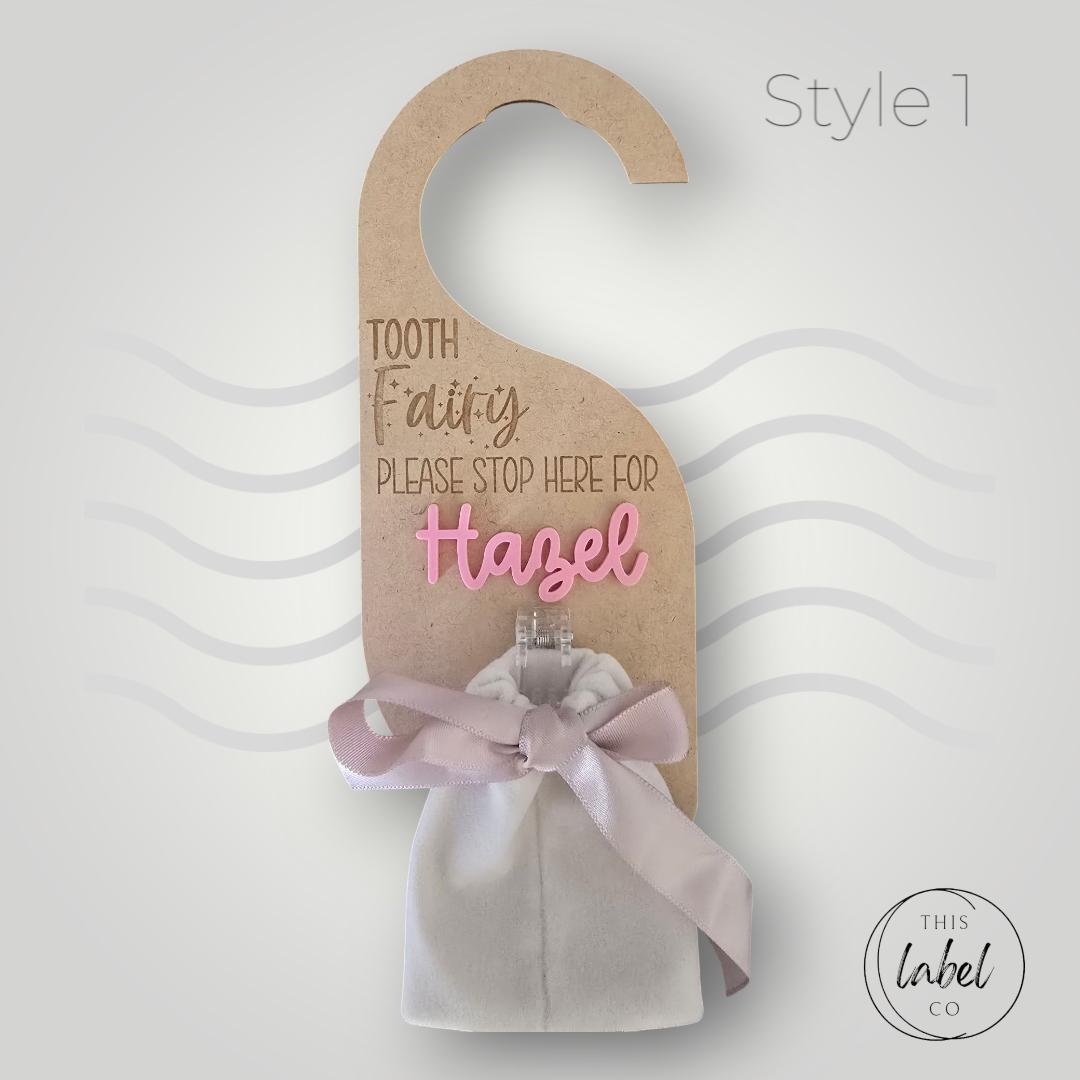 Tooth Fairy Door Hanger - Rounded Top