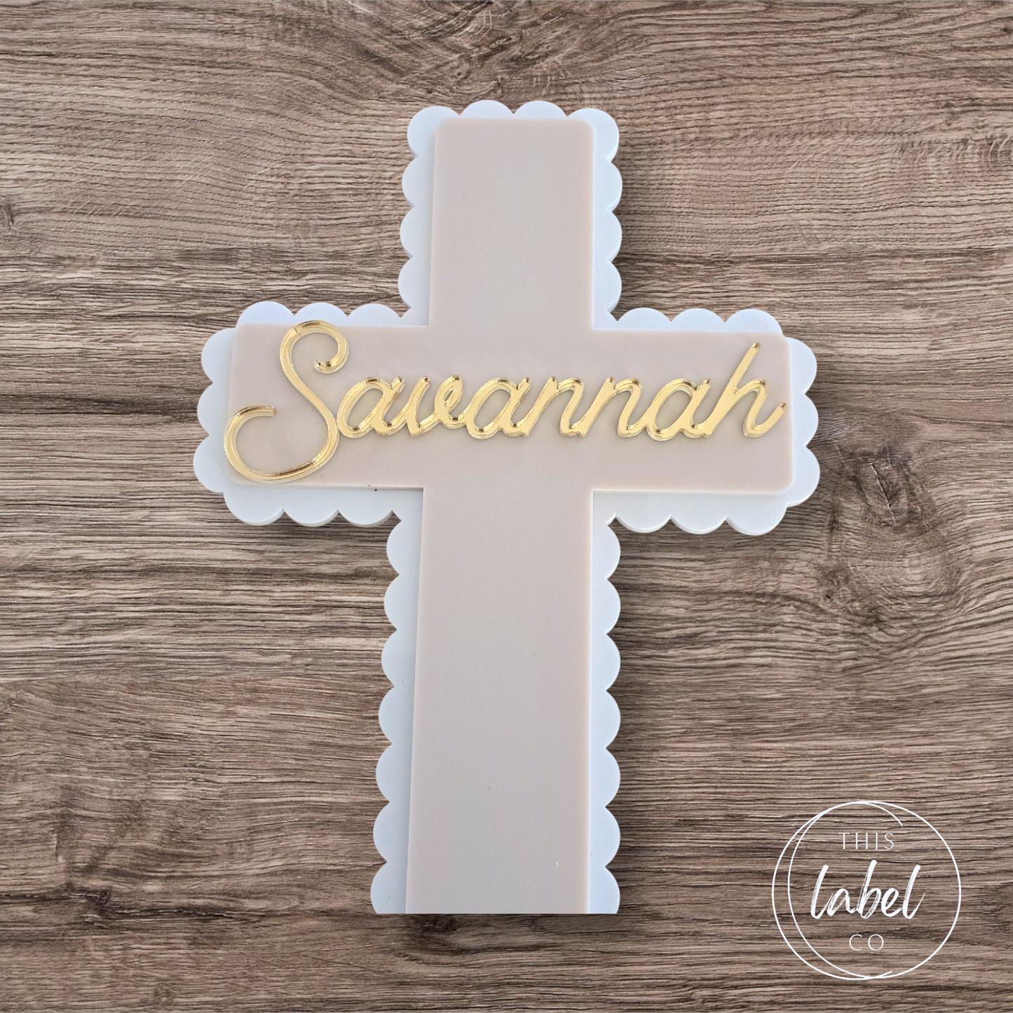 Personalised Cross Sign