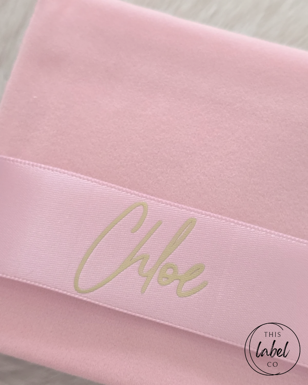 Personalised Soft Velvet Jewellery Bag | Jewellery storage | Bridesmaid Gifts | Mothers Day