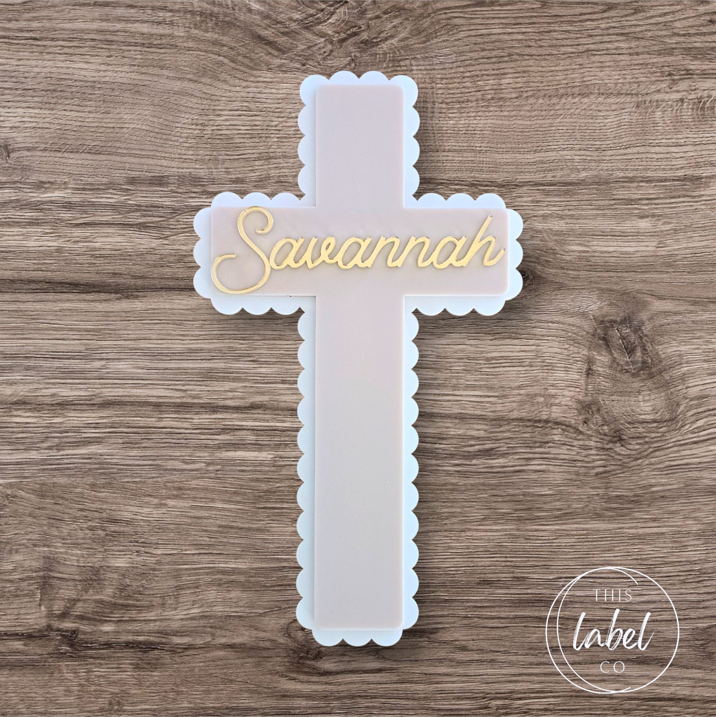Personalised Cross Sign