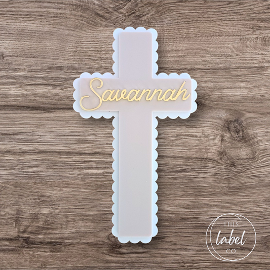 Personalised Cross Sign